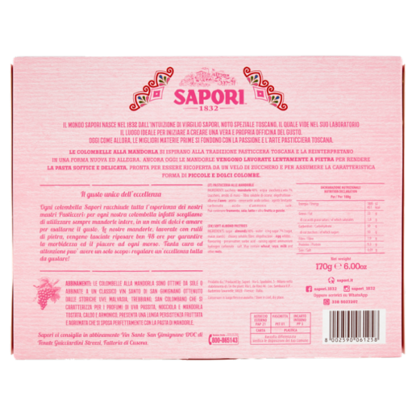 Sapori Colombelle Mandorla 170 g