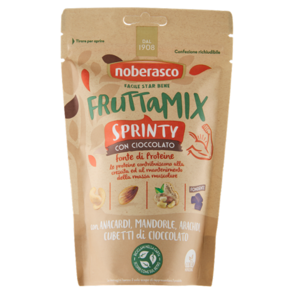 noberasco FruttaMix Sprinty con Cioccolato Fondente 150 g