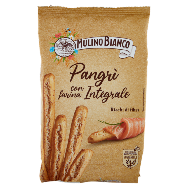 Mulino Bianco Pangrì Grissini Integrali con Farina Sostenibile 250g