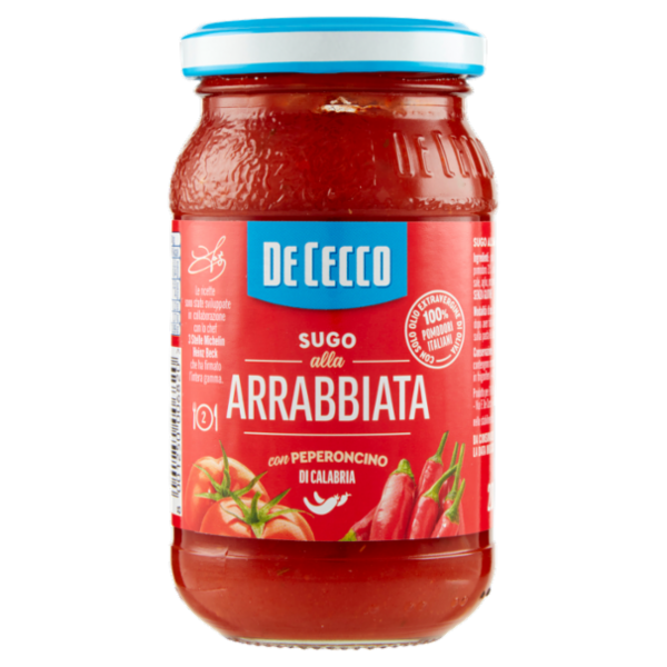 De Cecco Sugo alla Arrabbiata con Peperoncino di Calabria 200 g