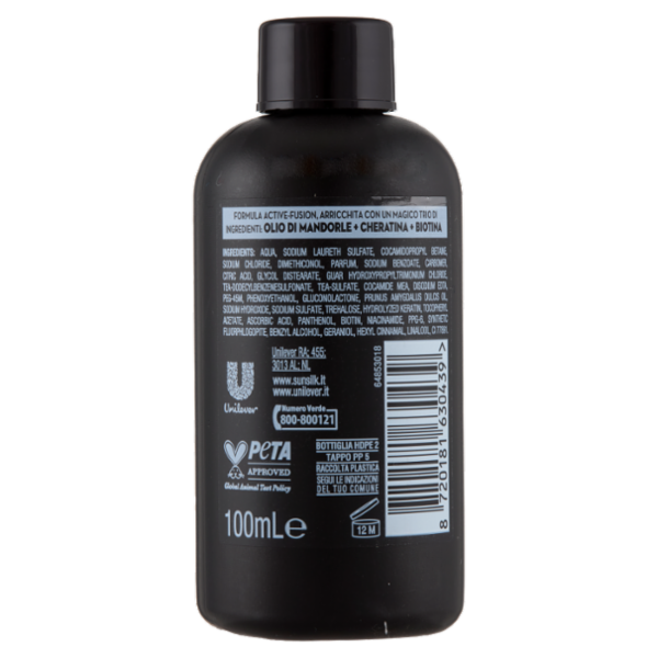 sunsilk Bye Bye Crespo Shampoo per Capelli Crespi e Danneggiati 100 mL