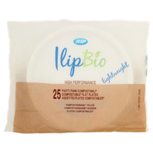 Ilip IlipBio Piatti Piani Compostabili* 25 Pz