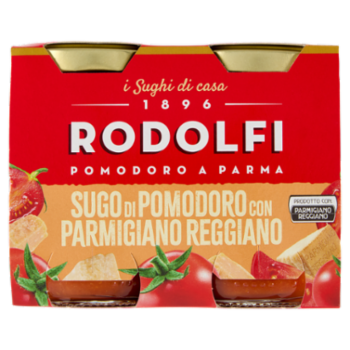 Rodolfi i Sughi Di Casa Sugo Di Pomodoro Con Parmigiano Reggiano 2 x 135 g