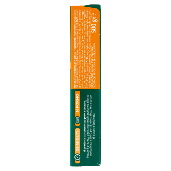 Righi Erbazzone Reggiano Torta Rustica di Spinaci Porzionato 500 g