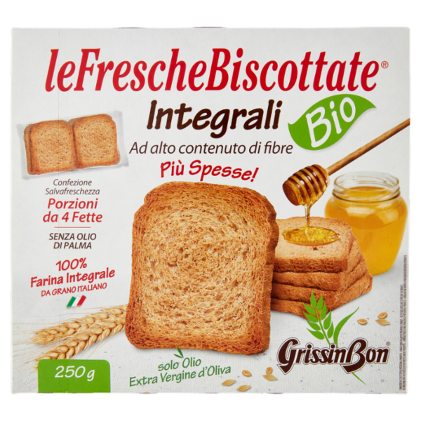 GrissinBon leFrescheBiscottate Integrali Bio 250 g