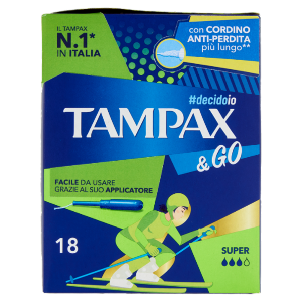 Tampax & Go Super 18 pz