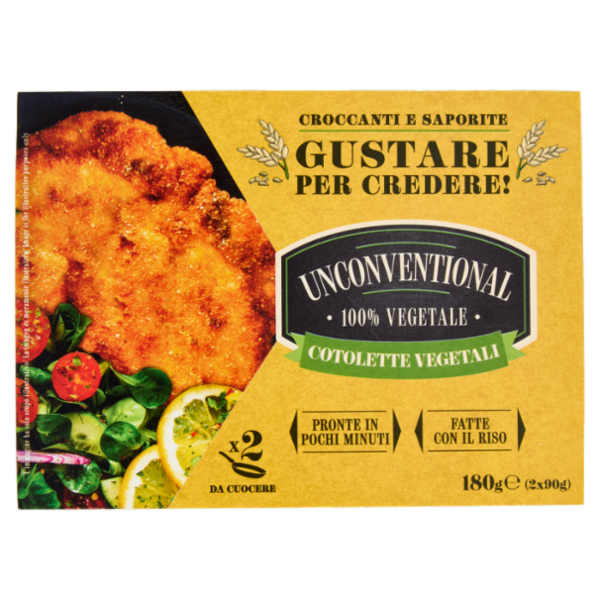 Unconventional Cotolette Vegetali 2 x 90 g
