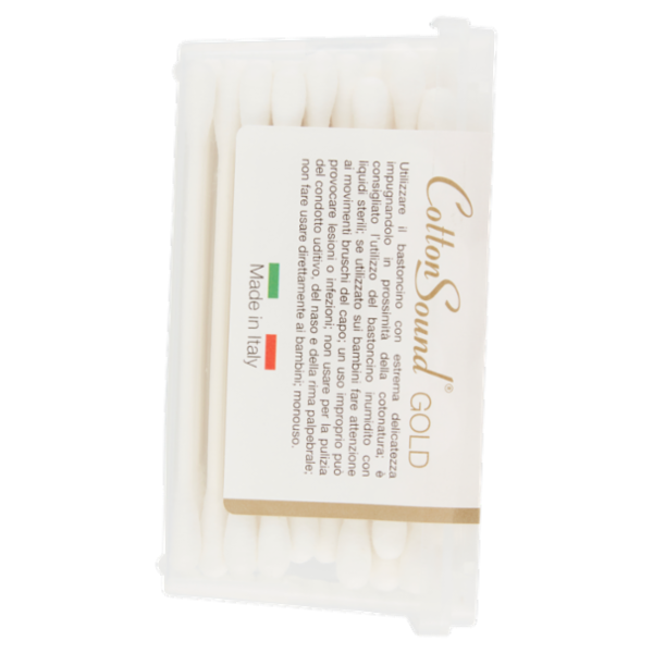 Cotton Sound Gold Bastoncini cotonati Biodegradabili 200 pz