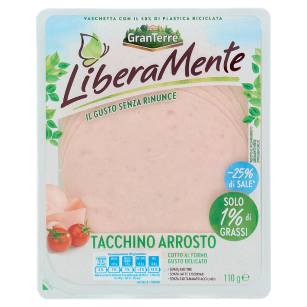 GranTerre LiberaMente Tacchino Arrosto 110 g