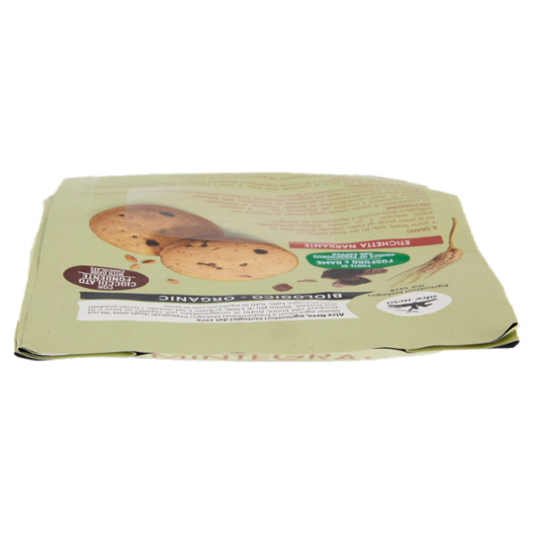 alce nero Frollini Semintegrali con Gocce di Cioccolato 250 g