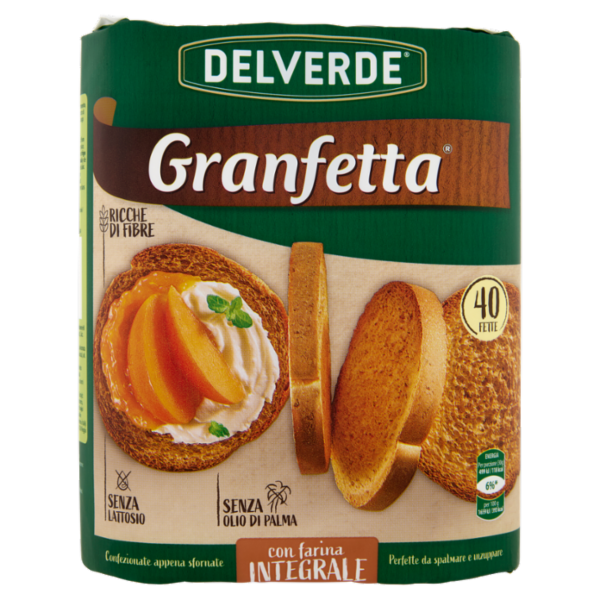 Delverde Granfetta con farina Integrale 40 Fette 300 g