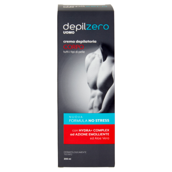 depilzero Uomo crema depilatoria Corpo 200 ml