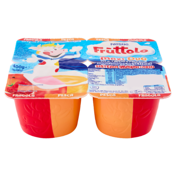 NESTLÉ FRUTTOLO Maxi Duo Fragola - Pesca 4x100g