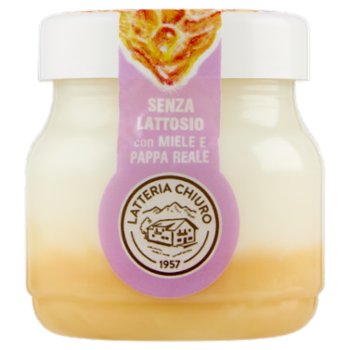 AlpiYò Yogurt Di Valtellina Senza Lattosio Intero Con Miele e Pappa Reale 125 g