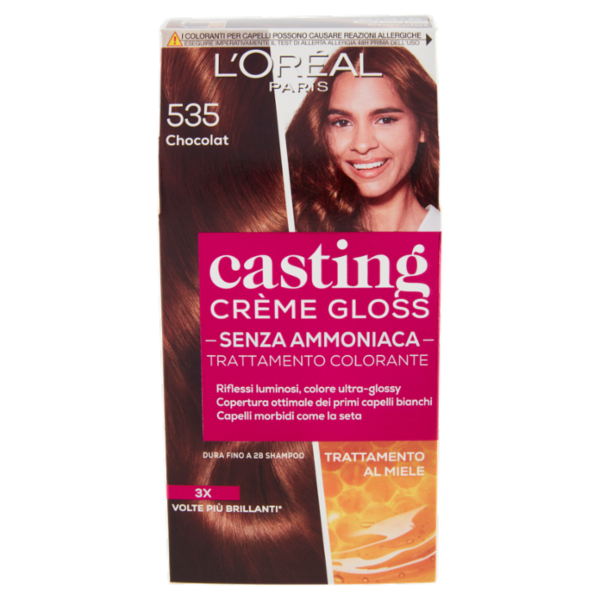 L'Oréal Paris Tinta Capelli Casting Creme Gloss, Senza Ammoniaca, 535 Chocolat