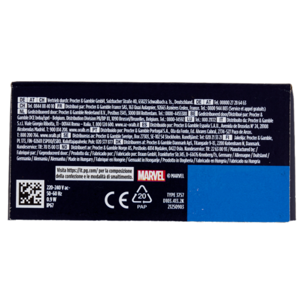 Oral-B Spazzolino Elettrico Ricaricabile Pro Kids 3+ Marvel Spider-Man