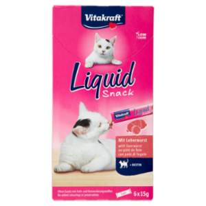 Vitakraft Liquid Snack Con Patè Di Fegato 6 x 15 g