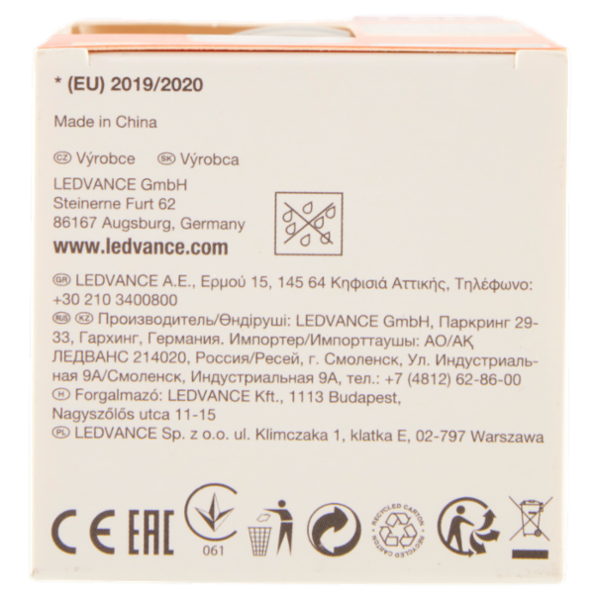 Osram Led Star Classic A 60 Warm White 6.5 W E27