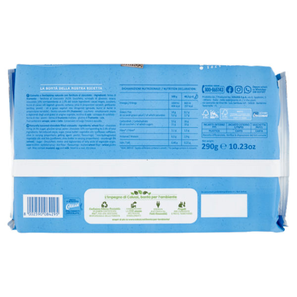 Colussi Cornetti Cioccolato 290 g