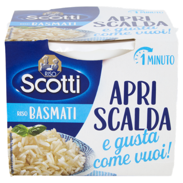 Riso Scotti Apri Scalda e gusta come vuoi! Riso Basmati 200 g