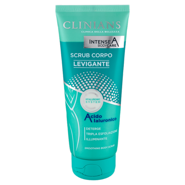 Clinians Intense A Bodycare Scrub Corpo Levigante Acido Ialuronico 200 mL