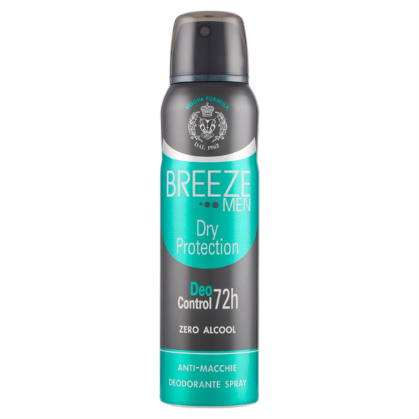 Breeze Men Dry Protection Deodorante Spray 150 mL