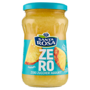 Santa Rosa Confettura Ananas Fonte Di Fibre Zero Zuccheri 300 g