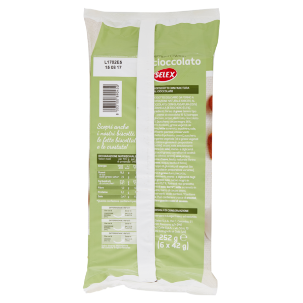 Selex Sofficiotti con Crema al Cacao 6x42 g