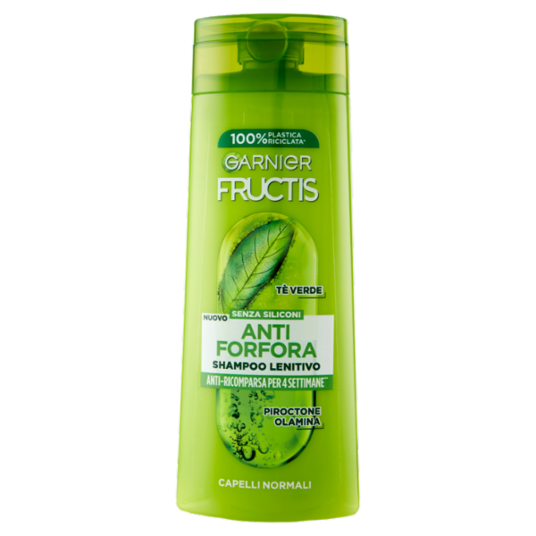 Garnier Fructis Shampoo Antiforfora lenitivo per capelli normali, 250 ml