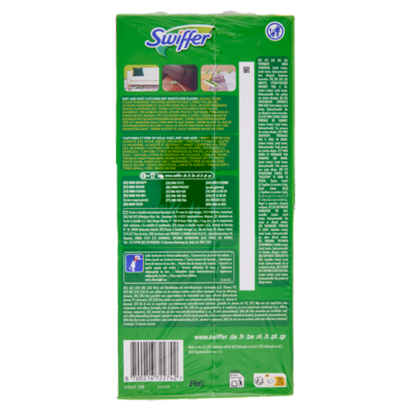 Swiffer Panni Catturapolvere per Scopa Swiffer Profumo Fresco e Pulito - Ricarica 60 Panni