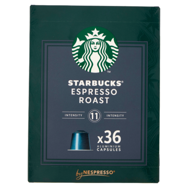 STARBUCKS Espresso Roast by Nespresso Caffè 36 Capsule 198g