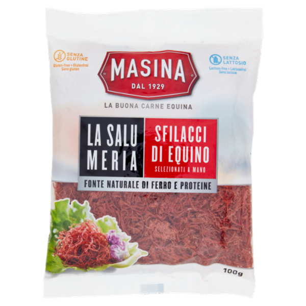 Masina La Salumeria Sfilacci di Equino Affumicati con Legno di Faggio 100 g