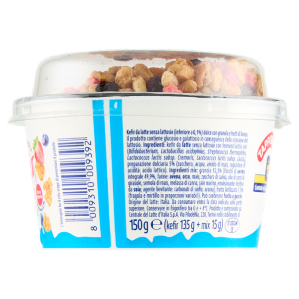 Tapporosso Kefir mix con Granola e Frutti di Bosco 150 g