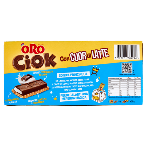 Oro Ciok con Cuor di Latte 120 g
