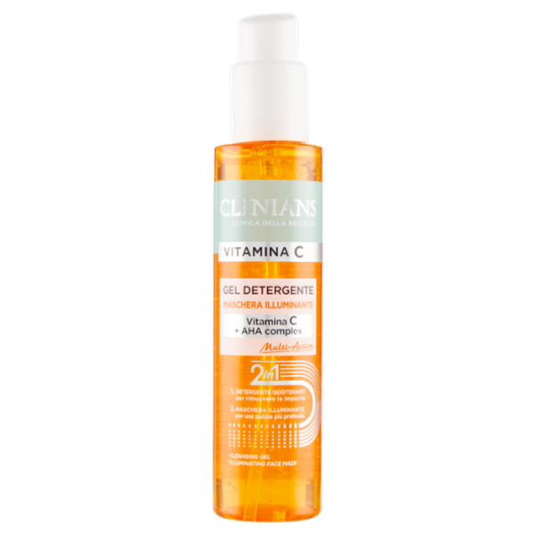 Clinians Vitamina C Gel Detergente Maschera Illuminante 150 mL
