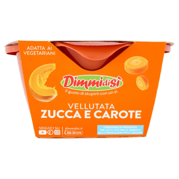DimmidiSì Vellutata Zucca e Carote 620 g
