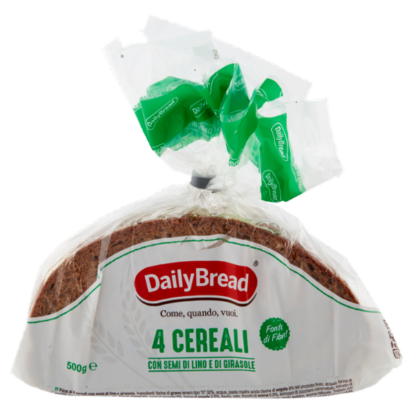 DailyBread 4 Cereali con Semi di Lino e di Girasole 500 g
