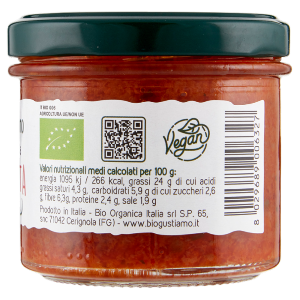 Bio Gustiamo la Bruschetta di pomodori secchi 100 g