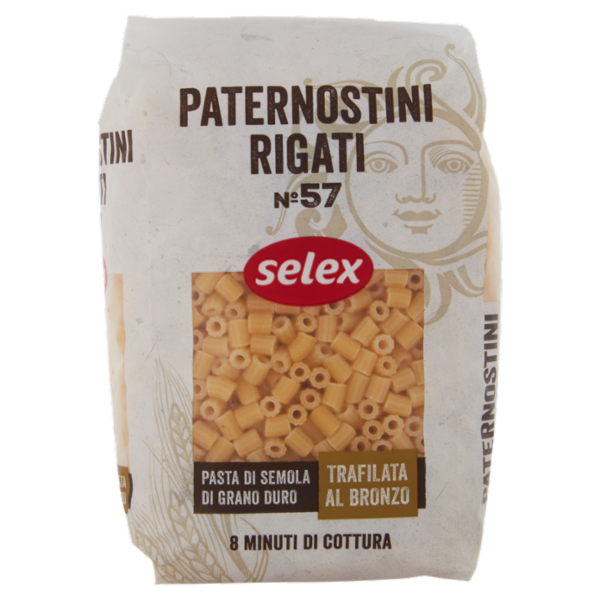 Selex Pasta di Semola Trafilata al Bronzo Paternostini 500 g