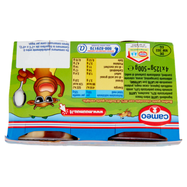 cameo Muu Muu Gusto Cioccolato 4 x 125 g