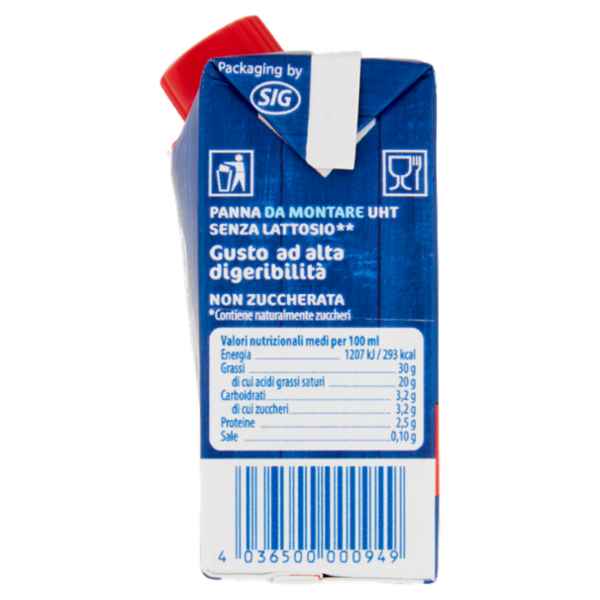 Meggle Panna da Montare Senza Lattosio 200 ml