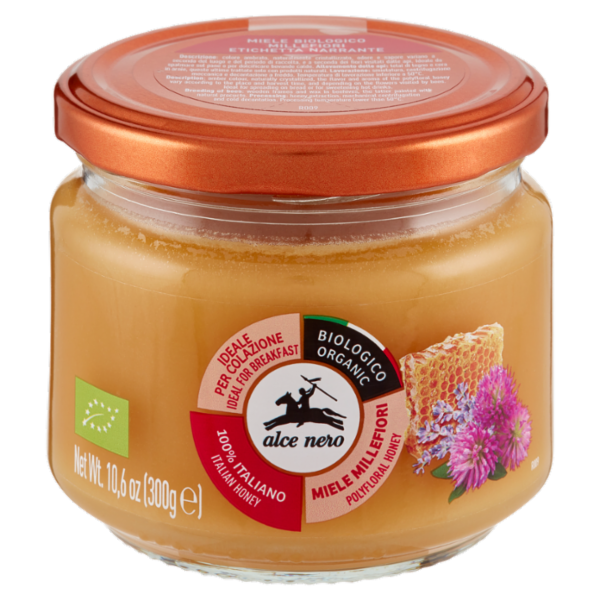 alce nero Miele Millefiori 300 g