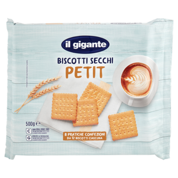 IL GIGANTE Biscotti Secchi Petit 8 x 62,5 g