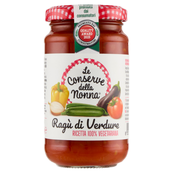 Le Conserve della Nonna Ragù di Verdure 190 g
