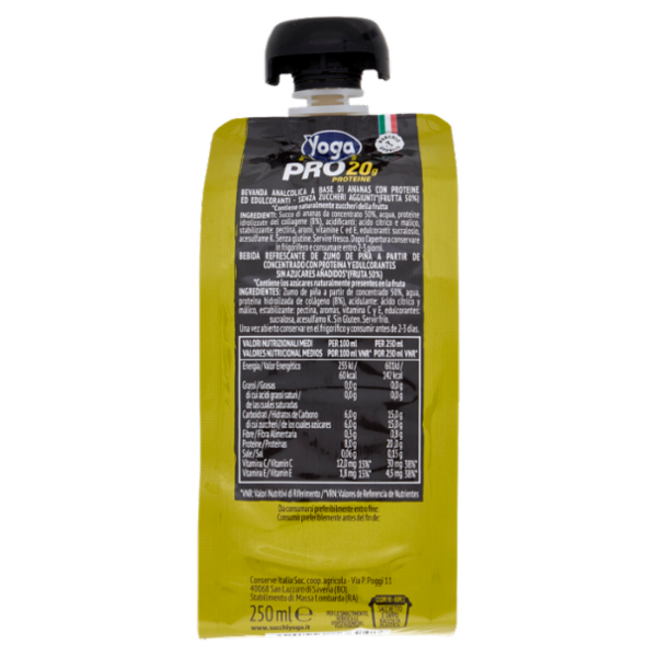 Yoga Fruit Pro 20g Proteine Ananas Senza Zuccheri Aggiunti* 250 ml