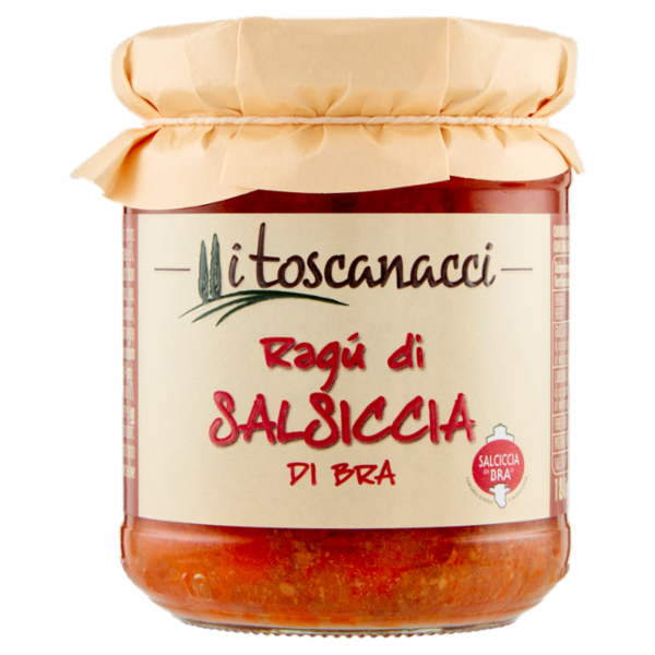 I toscanacci Ragù di Salsiccia di Bra 180 g