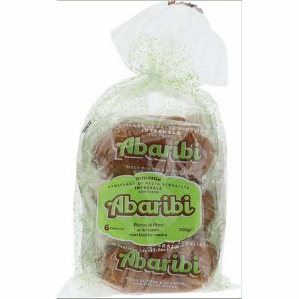 Abaribi Croissant Integrale con Farina di Farro 6 Pezzi 360g