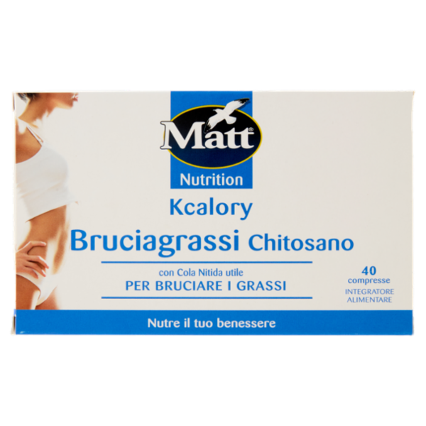 Matt Nutrition Kcalory Bruciagrassi Chitosano 40 compresse 36 g