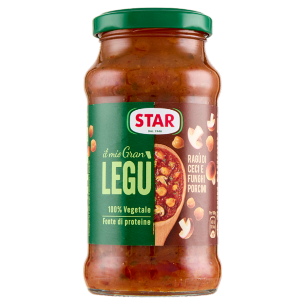 Star il mio Gran Legù Ragù di Ceci e Funghi Porcini 260 g
