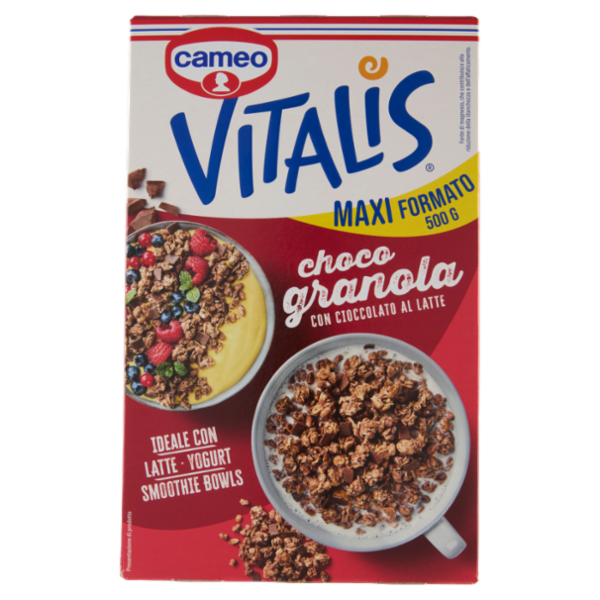 cameo Vitalis choco granola con Cioccolato al Latte 500 g